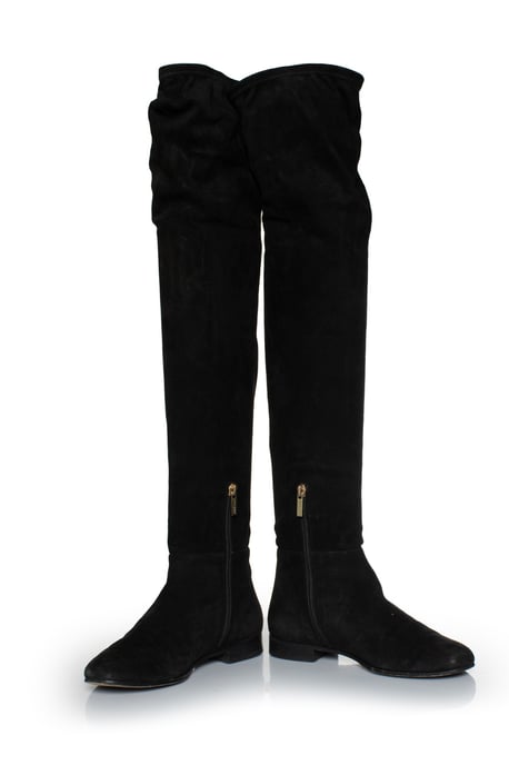 Jimmy Choo Overknee-Stiefel „Milan“ in Schwarz - Image 3