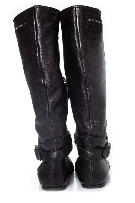 Burberry braune Lederreitstiefel - Image 6
