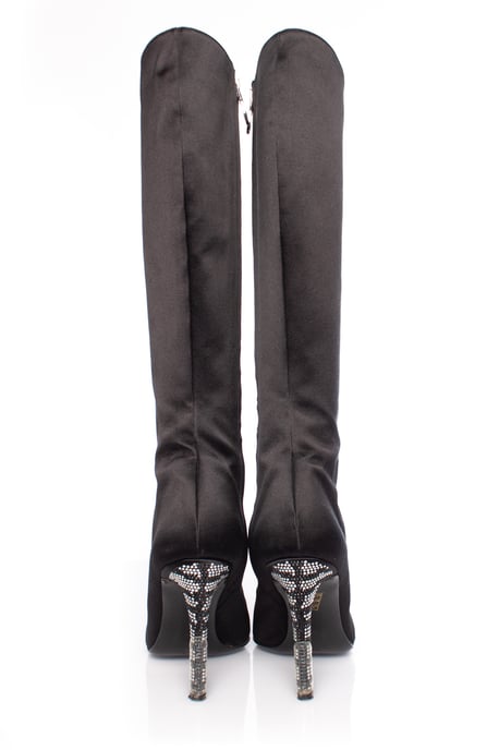 Valentino Garavani Satinstiefel mit spitzer Zehenpartie - Image 5