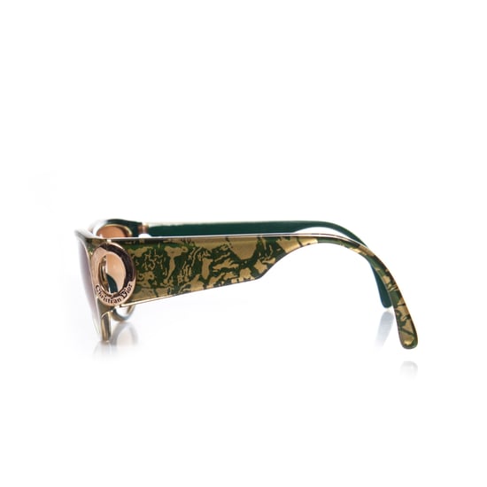 Christian Dior Vintage-Sonnenbrille in Grün und Gold. - Image 5