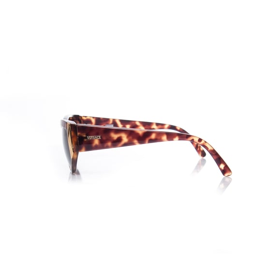 Rechteckige Sonnenbrille von Gianni Versace im Schildpatt-Design. - Image 3