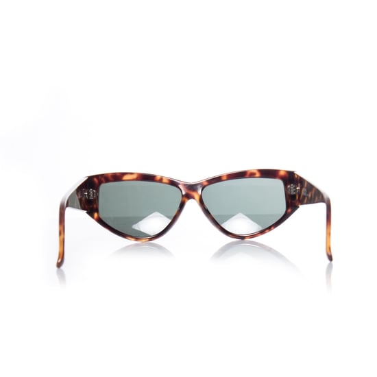 Rechteckige Sonnenbrille von Gianni Versace im Schildpatt-Design. - Image 4