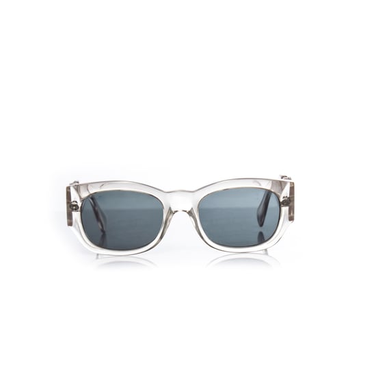 Übergroße, transparente Sonnenbrille von Gianni Versace. - Image 3