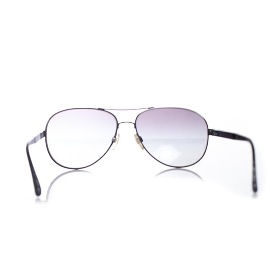Chanel Aviator Sonnenbrille in Schwarz - Image 4