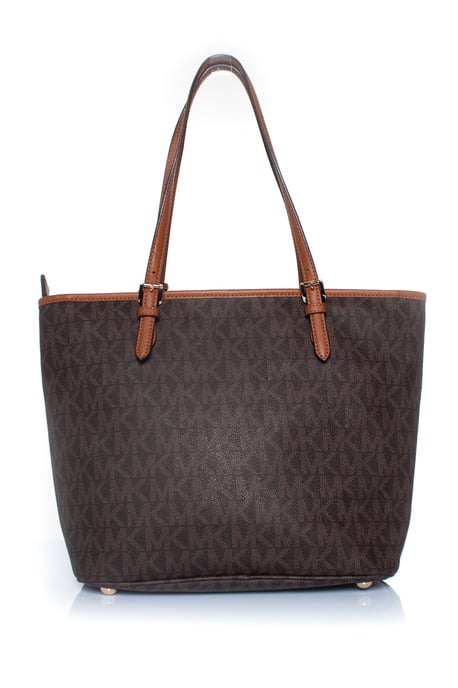 Michael Kors Jet Set Canvas-Logo-Shopper - Image 2