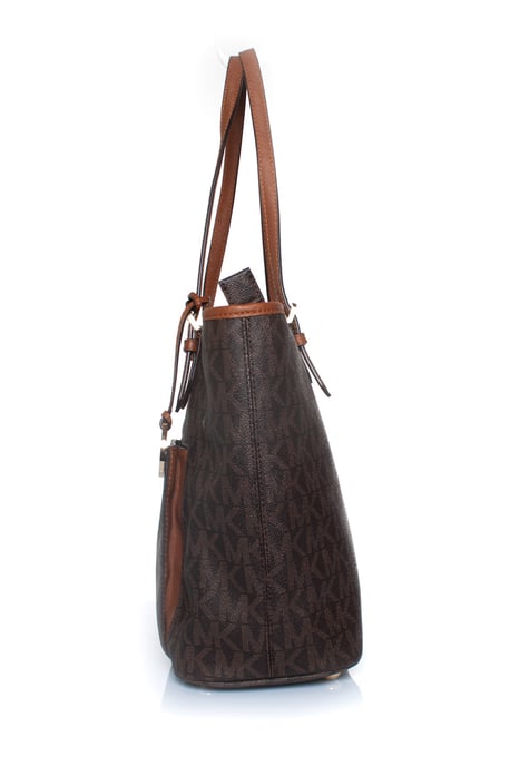Michael Kors Jet Set Canvas-Logo-Shopper - Image 5