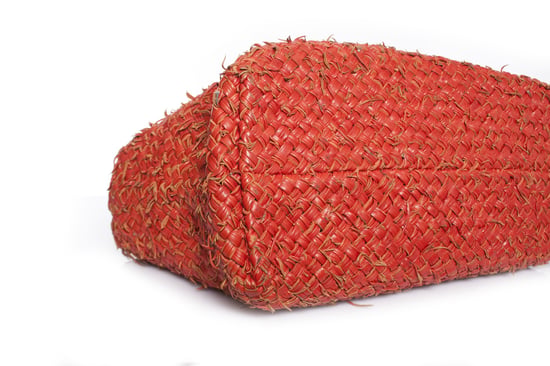 Bottega Veneta rote Cabas-Tasche mit Etui. - Image 6