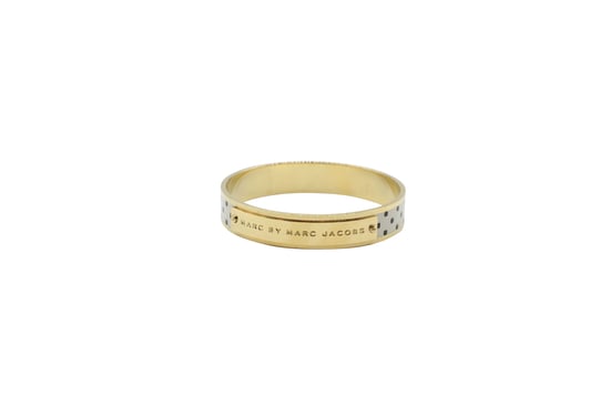Marc by Marc Jacobs Logo-Plakette Armreif aus Goldmetall - Image 3