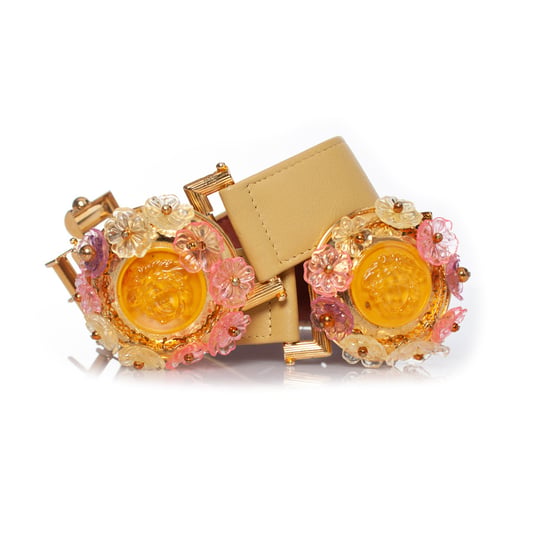 Gianni Versace Gürtel mit floralen Medusa-Applikationen - Image 2