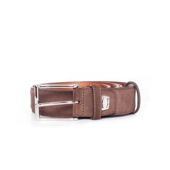 brauner Wildledergürtel von Santoni - Image 3