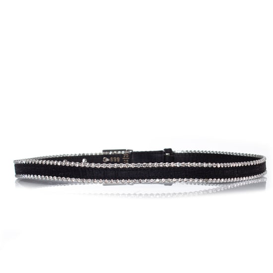 Gianni Versace Canvas-Gürtel mit Medusa-Motiv und Strass - Image 2