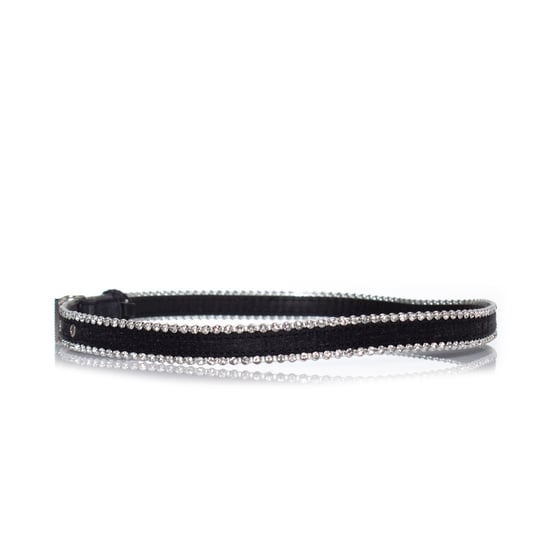 Gianni Versace Canvas-Gürtel mit Medusa-Motiv und Strass - Image 5