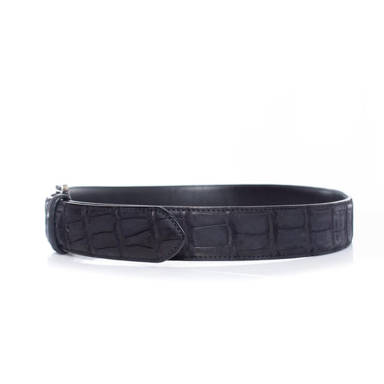 Loro Piana Alligatorgürtel aus blauem Leder - Image 3
