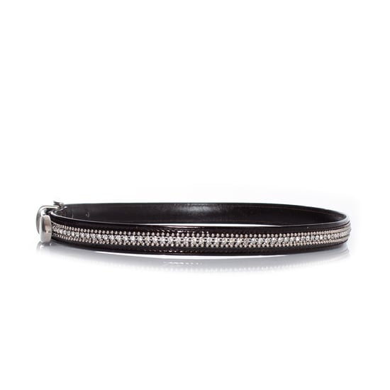 Gianni Versace Lackledergürtel mit Strasssteinen - Image 5