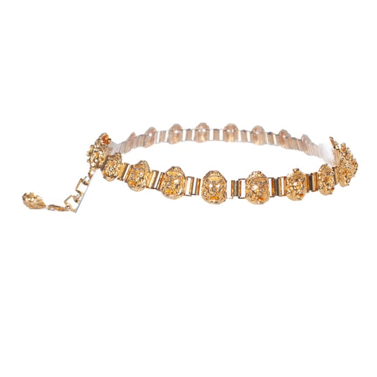Gianni Versace Goldfarbener Ketten-Theatergürtel - Image 2