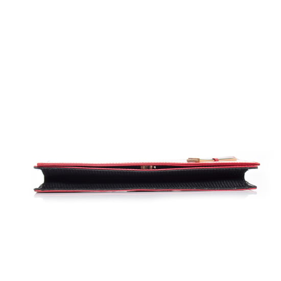 Valentino Vintage rote Schultertasche aus hochglänzendem Leder - Image 6