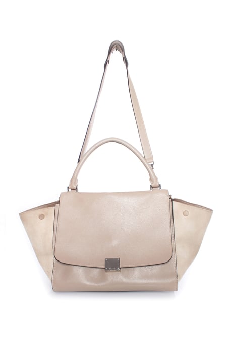 Celine Trapeze Tasche in Beige. - Image 1