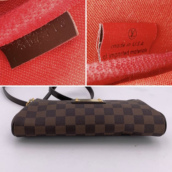 Louis Vuitton Schultertasche aus Stoff Eva - Image 4