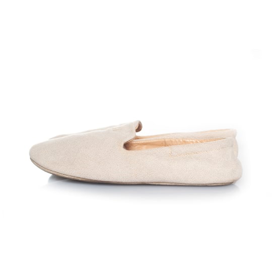 Hermes Home Canvas-Hausschuhe in Beige - Image 2