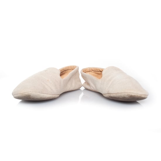 Hermes Home Canvas-Hausschuhe in Beige - Image 6