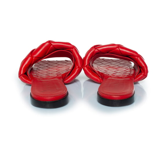 Bottega Veneta Lido Sandalen aus rotem Leder - Image 5