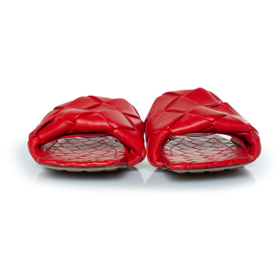 Bottega Veneta Lido Sandalen aus rotem Leder - Image 6