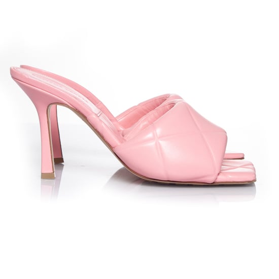 Bottega Veneta Lido Pink gesteppte Sandalen - Image 4
