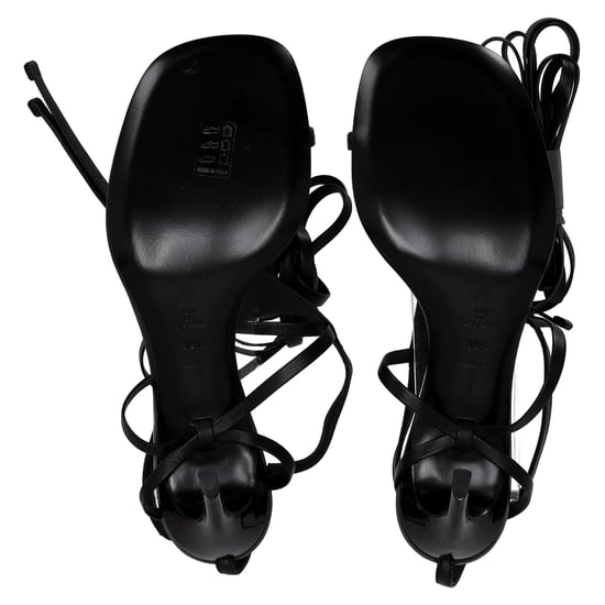 Die Attico Nova 65MM Sandalen aus schwarzem Leder - Image 5