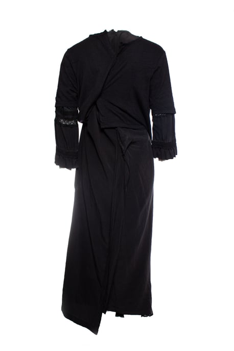 Comme Des Garçons Asymmetrisches Maxikleid - Schwarz - Image 2