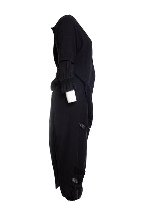 Comme Des Garçons Asymmetrisches Maxikleid - Schwarz - Image 4