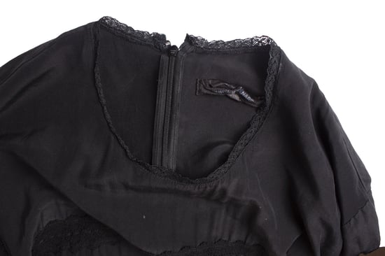 Comme Des Garçons Asymmetrisches Maxikleid - Schwarz - Image 5