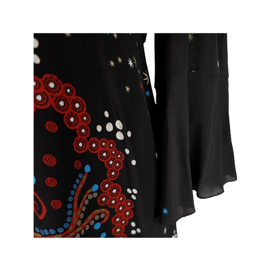 Valentino Seiden Druckkleid - '10er - Image 4