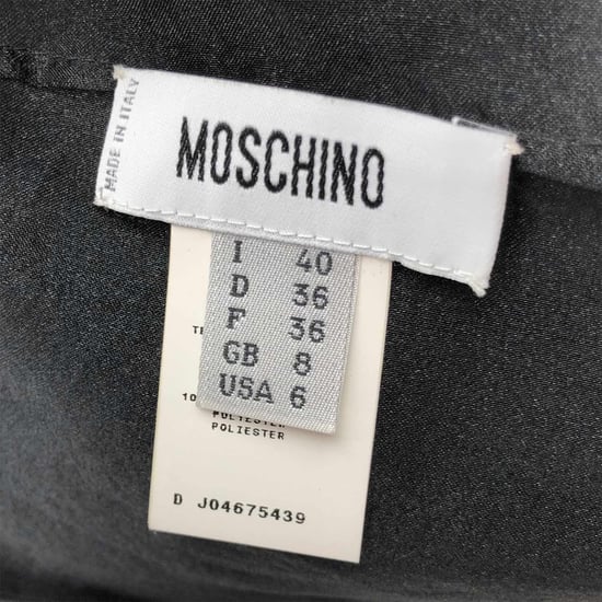 Moschino Etuikleid mit schwarzer Tüllauflage - Image 6
