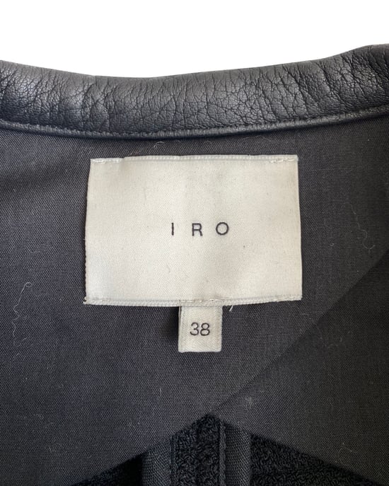 Iro Abendjacke aus schwarzem Fleecewolle - Image 6