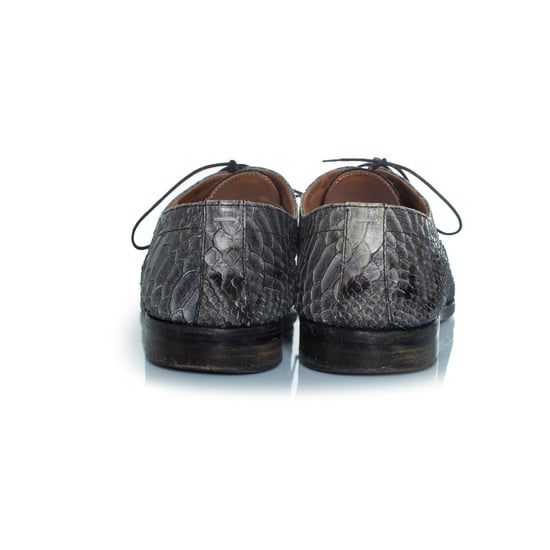 Maison Margiela Python Schnürschuhe in Grau - Image 3
