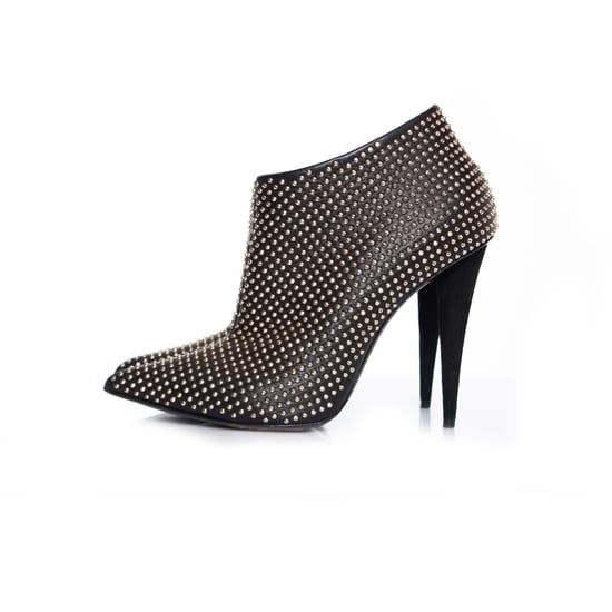 Schwarze, nietenbesetzte Stiefeletten von Giuseppe Zanotti. - Image 2