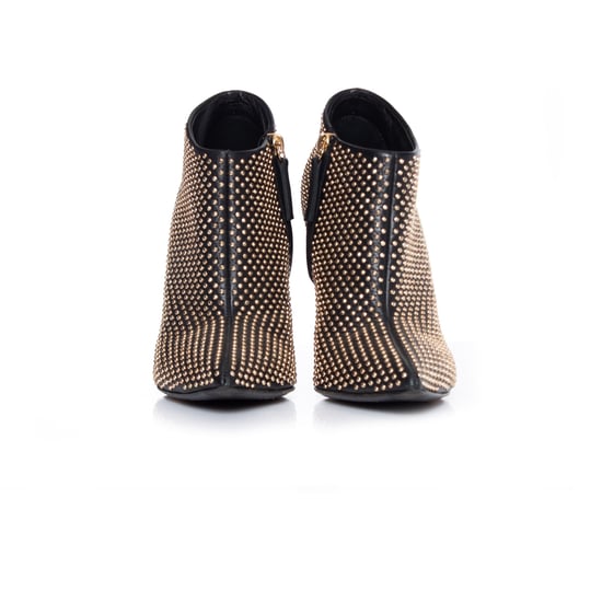 Schwarze, nietenbesetzte Stiefeletten von Giuseppe Zanotti. - Image 3