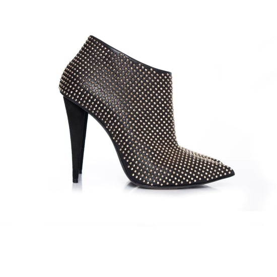 Schwarze, nietenbesetzte Stiefeletten von Giuseppe Zanotti. - Image 4
