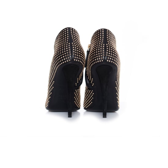 Schwarze, nietenbesetzte Stiefeletten von Giuseppe Zanotti. - Image 5
