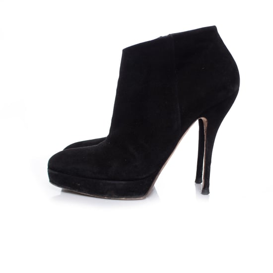 Gucci Schwarze Wildleder-Plateau-Ankle-Boots - Image 2