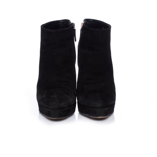 Gucci Schwarze Wildleder-Plateau-Ankle-Boots - Image 5