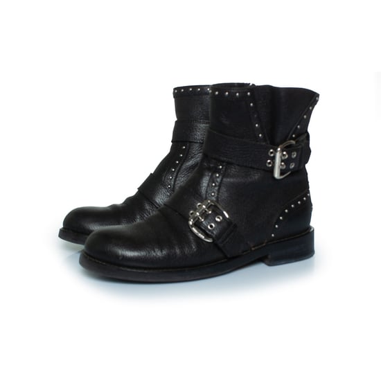 Jimmy Choo Blyss Leder-Ankle-Boots mit Nieten - Image 1