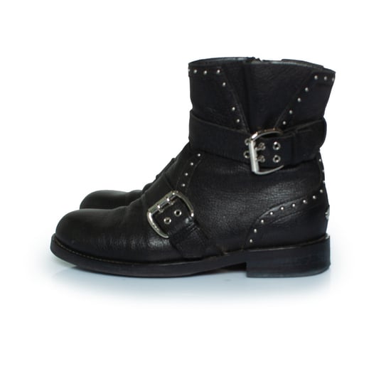 Jimmy Choo Blyss Leder-Ankle-Boots mit Nieten - Image 2