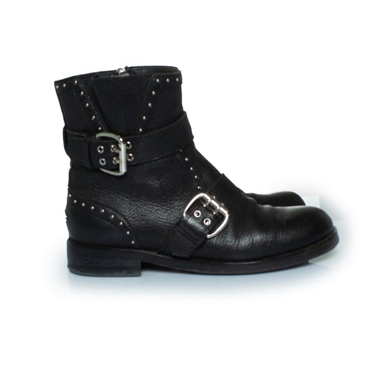 Jimmy Choo Blyss Leder-Ankle-Boots mit Nieten - Image 4