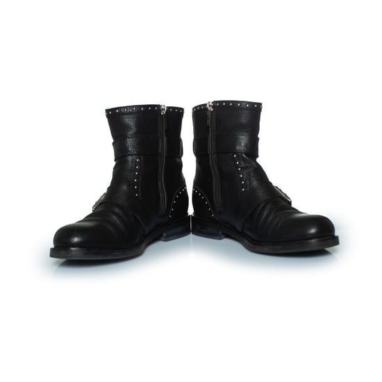Jimmy Choo Blyss Leder-Ankle-Boots mit Nieten - Image 6