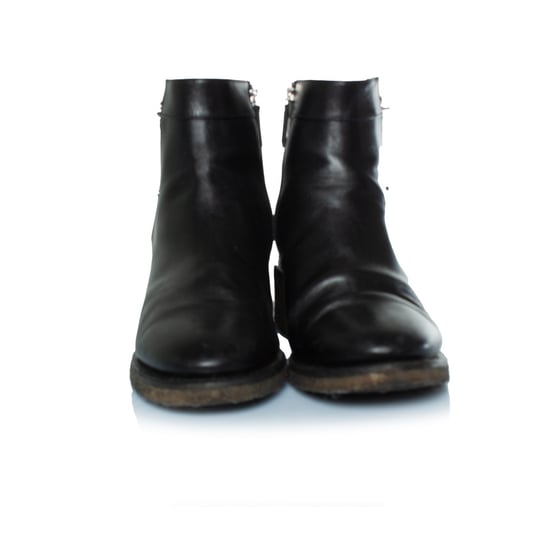 Chanel Stiefeletten aus schwarzem Leder mit CC-Drehverschlüssen - Image 5