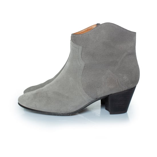 Isabel Marant Westernstiefel aus Wildleder in Grau - Image 2