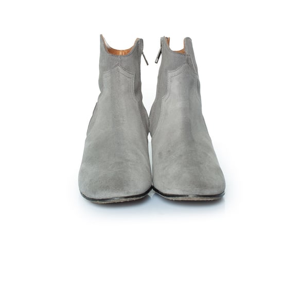 Isabel Marant Westernstiefel aus Wildleder in Grau - Image 3
