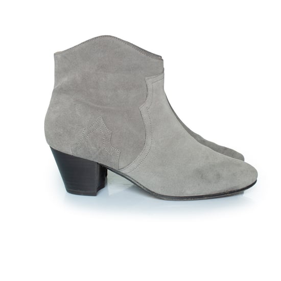 Isabel Marant Westernstiefel aus Wildleder in Grau - Image 4