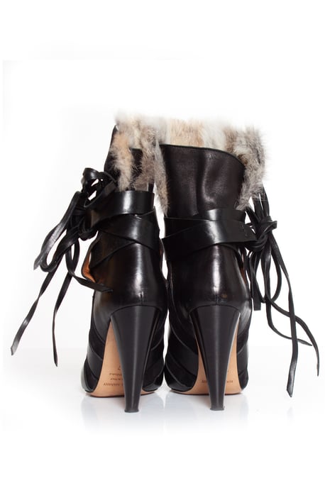 Isabel Marant Neta Stiefeletten aus Kaninchenfell - Image 3